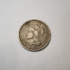 Image 1 : 1881 Three Cent Nickel III 3 Cent United States Coin