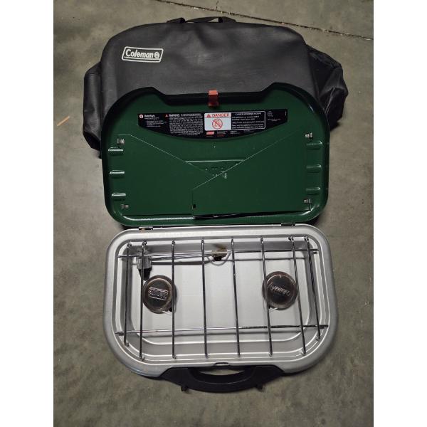 Brand New Coleman Propane Stove With Carrying Bag