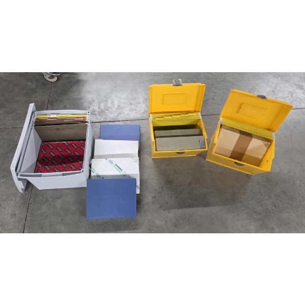  File Boxes And New Printer Paper Packs