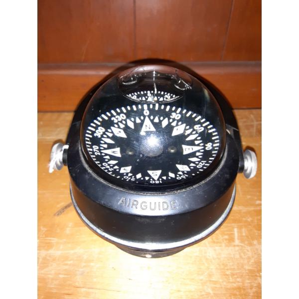Vintage "AIRGUIDE"  Floating Compass - Boat / Car / Truck - Working Nice - See Pics
