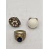 Image 5 : Awesome Vintage 8 Chunky Ring Group 