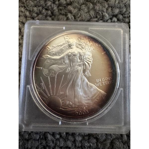 2003 United States American Silver Eagle .999 Fine Troy Ounce - Mint Condition