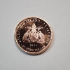 Image 2 : 2025 Ascension Island Quarter Dollar 1/4th oz .999 Fine Copper Round