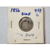 Image 1 : United States 1856 Seated Liberty 90% Silver Dime