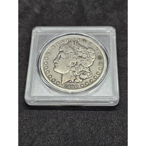 1890-CC Carson City Morgan 90% Silver Dollar with Protective Case