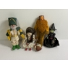 Image 1 : Small Wizard of Oz Soft Figureines - Wizard - Dorothy - Lion - Wicked Witch