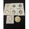 Image 1 : 1923 United States Peace Silver Dollar Plus 7 U.S. Silver Dimes - Great Opportunity!!