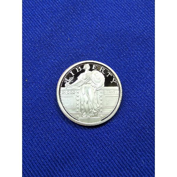 APMEX Mint 1/4 oz Silver Standing Liberty .999 Fine Silver Round 