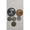 Image 6 : Assorted U.S Coins & Tokens - Including 1942 Wartime Jefferson Nickel & Akron National Bank Token