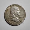 Image 1 : 1963 United States 90% Silver Franklin Half Dollar ~ Great Silver Coin For Collectors!