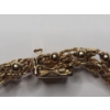 Image 5 : Vintage 14K Yellow Gold 8" Triple-circle Link Bracelet - Weight: 40.9g