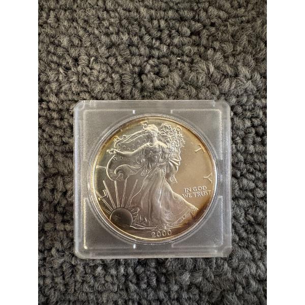 2000 United States American Silver Eagle .999 Fine Troy Ounce - Mint Condition