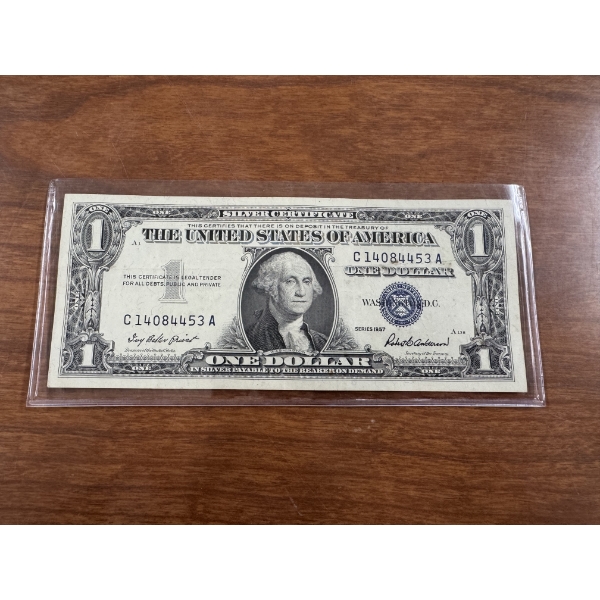 1957 United States Washington $1.00 Silver Certificate - Exceptional Condition