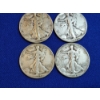 Image 3 : x6 Assorted Years Walking Liberty 90% Silver Half Dollars FV: $3.00