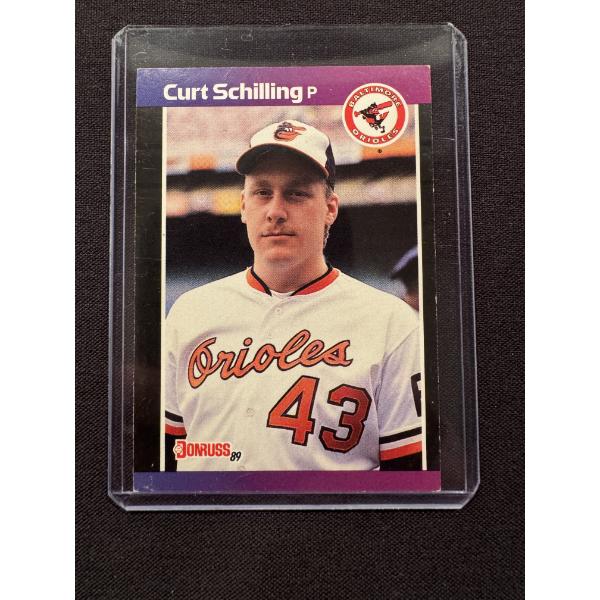 1989 Curt Schilling Donruss Rookie Baseball Card - Excellent Condition