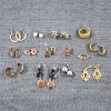 Image 1 : Lot Of 14 Assorted Fashion Earrings Ft. Seasonal Themes Perfect for Holidays! 