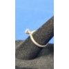 Image 3 : 10K Gold "Princess" Bracelet & Ring With White Stone - Size 5 - Total Weight: 2.8g