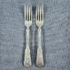 Image 1 : Two Vintage Towle 1979 Sterling Silver Forks Weighing 93.9 Grams Together