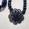 Image 3 : Deep Blue Chunky Bracelet and Necklace