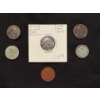 Image 2 : 4 Wheat pennies & 1 Steel Wheat Penny FV $.005 & 1951 Canada King George VI 10 cent piece - FV $0.10
