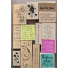 Image 8 : Huge Assortment of Crafting Stamps incl Various Sizes for Card Making