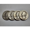 Image 1 : $1.00 Face Value in Assorted United States 90% Silver Washington Head Quarters 