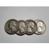 Image 1 : $1.00 Face Value in Assorted United States 90% Silver Washington Head Quarters 