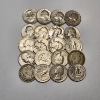 Image 1 : Mix of Assorted Years 90% Silver U.S. Quarters - Face Value: $5.00