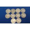 Image 5 : Assorted Years 90% Silver Walking Liberty Half Dollars - Face Value: $5.00