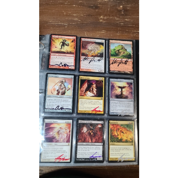Large Assortment Of Magic The Gathering Cards Including Signed, Holos & Common Cards