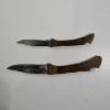 Image 1 : Pair of Vintage Pakistani Buck Style Folding Pocket Knives