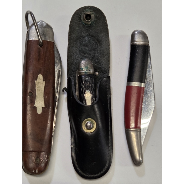 Three Vintage Pocket Knives 