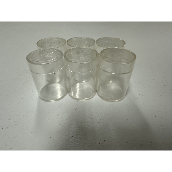 Six Half-Dollar Tubes