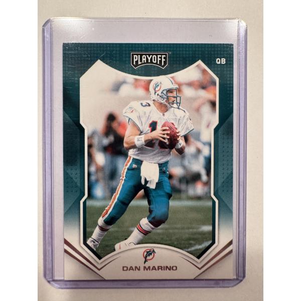 2021 Panini Dan Marino Playoff Football Card In Protective Holder - Mint Condition