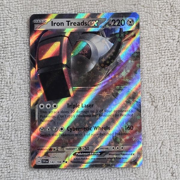 Iron Treads ex 143/198 Holo Rare Pokémon Trading Card