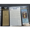 Image 1 : Authentic 2013 Super Bowl XLVII NFL Football Ticket & 24K Gold Plated Ticket - Mint Condition
