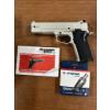 Image 1 : Crosman Air Gun Pistol with 5 Powerlet CO2 Cartridges