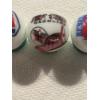 Image 4 : 3- Vintage Gasoline & Oil One Inch Glass Shooter Marbles - Marathon, Texaco & Rebel