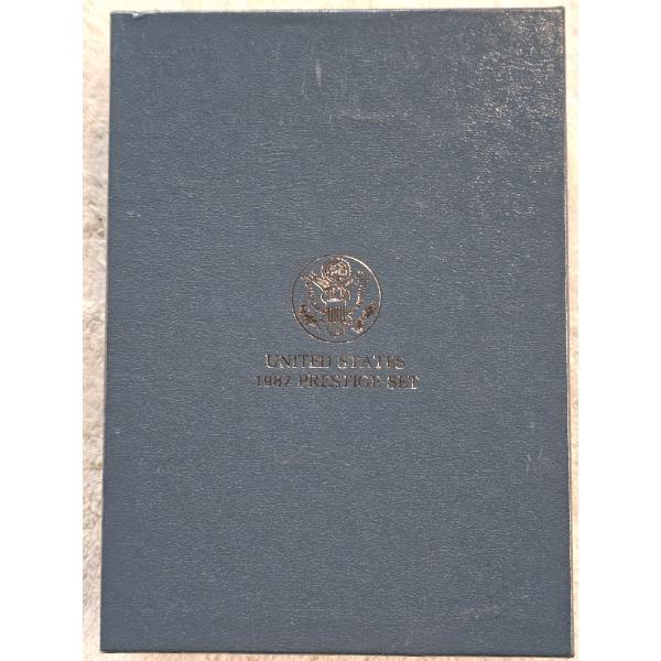 1987 United States Mint Prestige Proof Set featuring Commemorative Constitution Coins - AFV $1.91
