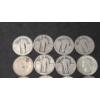 Image 2 : Assorted Years/Mints 90% Silver Barber, Standing Liberty & Washington Quarters - Face Value: $4.00