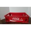 Image 1 : Coca-Cola Coke Red Plastic Crate 18 x 12.5 x 4" Flat Bottom