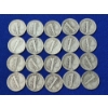 Image 8 : Lot of 20 Assorted Year Silver Mercury Dimes FV: $ 2.00