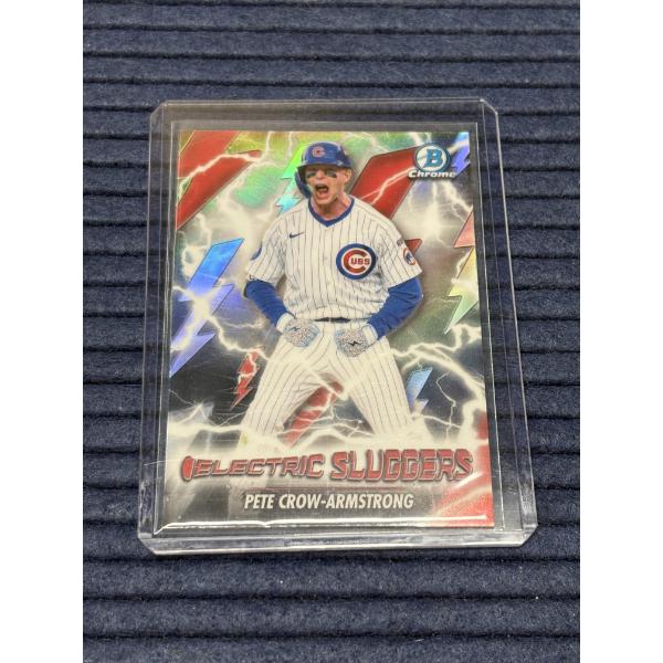 Pete Crow-Armstrong - Bowman Chrome - Chicago Cubs - Electric Sluggers - 2026 Topps - #ES-24 