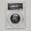 Image 1 : 1977-S Kennedy Half Dollar Proof PR-69 DCAM with Thomas S. Cleveland Coin Designer Autographed Label