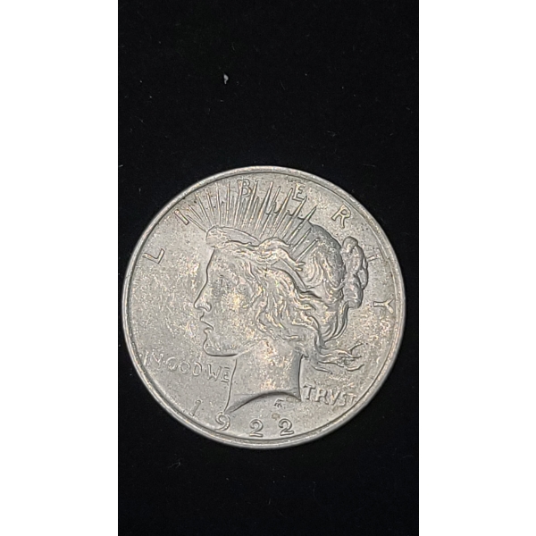 1922 90% Silver Peace Dollar