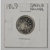 Image 1 : 1869 United States Shield Nickel 