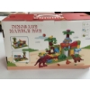 Image 3 : Dinosaur Marble Run Building Blocks 100 Ct - Brand New In The Box 