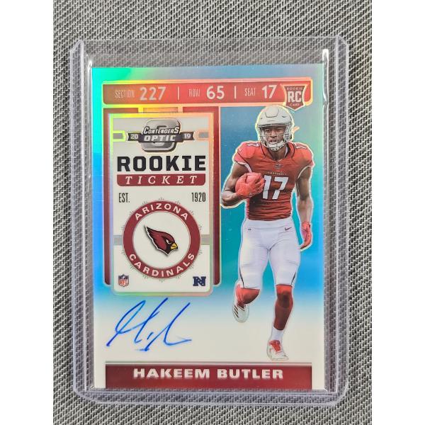 2019 Panini No.119 Hakeem Butler Autographed Rookie Trading Card NUMBERED 003/149