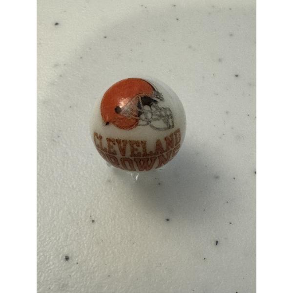 Vintage Cleveland Browns NFL Football Promotional Advertising Marble - Mint Condition