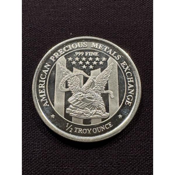 Beautiful APMEX 1/2 Troy Ounce .999 Fine Silver Bar - Mint Condition